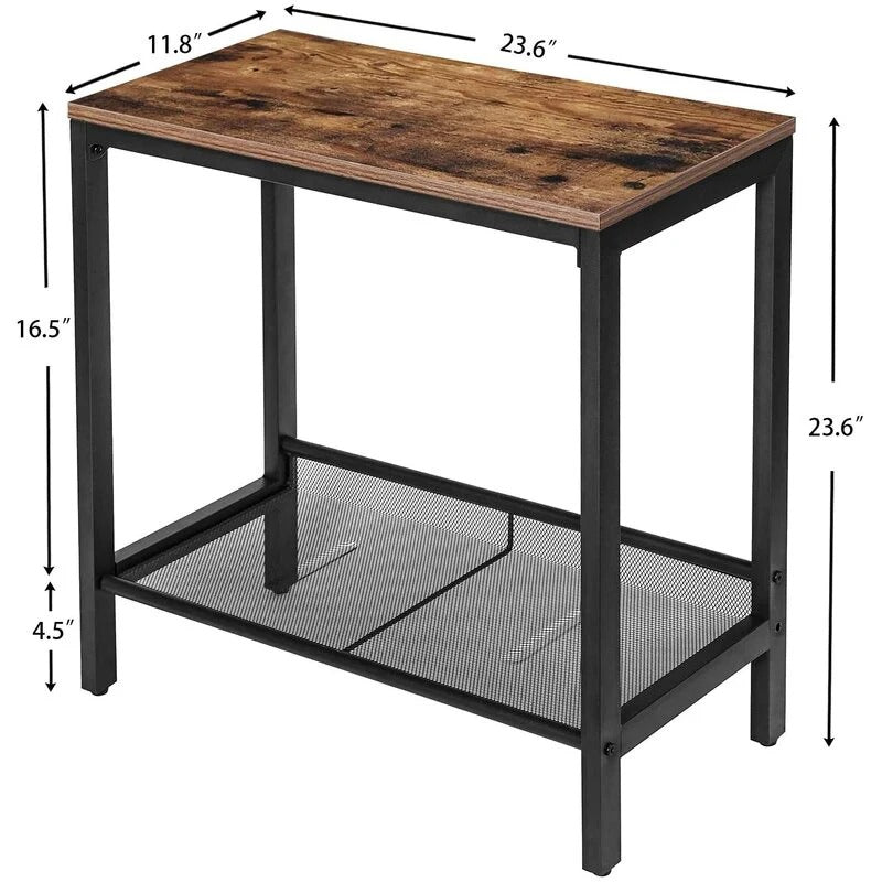 Sandra Iron Nightstand Bed Side Sofa Table